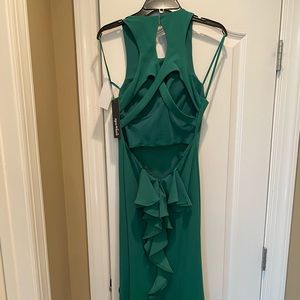 Dillard’s green gown size 6